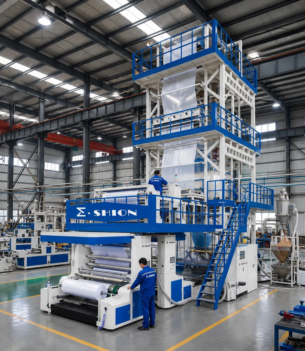 IBC 3 Layer Film Blowing Machine