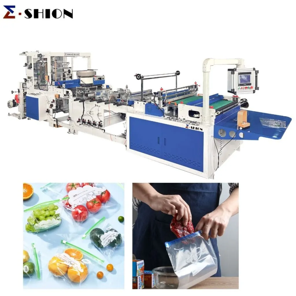 Automatic Zipper Bag Making Machine