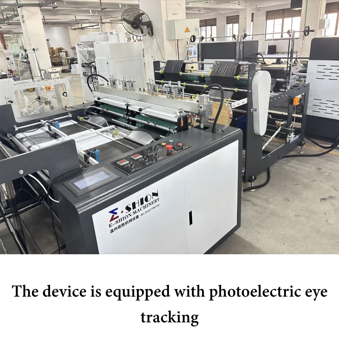 ES-L-500X2 Star Sealing & Flat Bag Making Machine