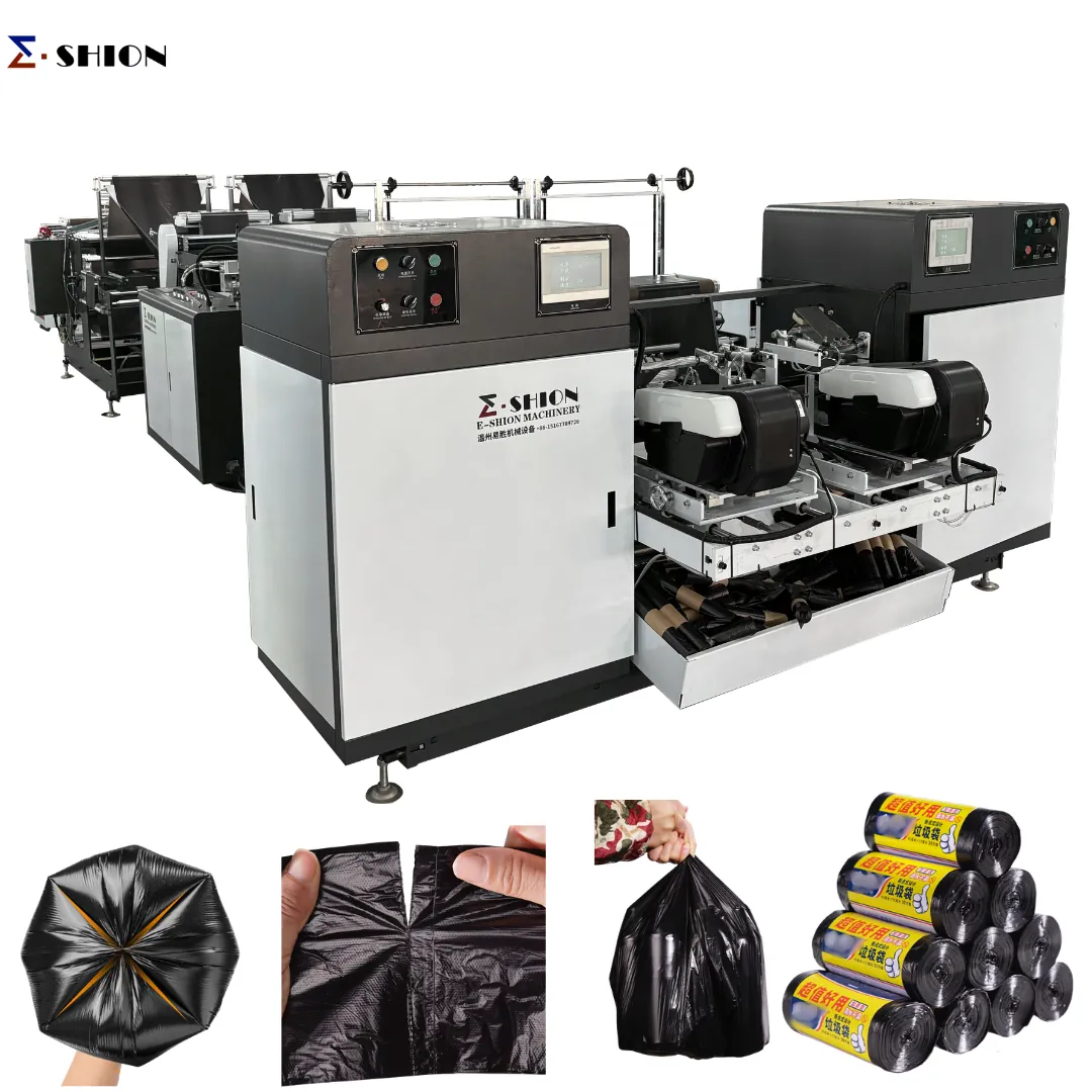 ES-L-500X2 Star Sealing & Flat Bag Making Machine — E-SHION Machinery